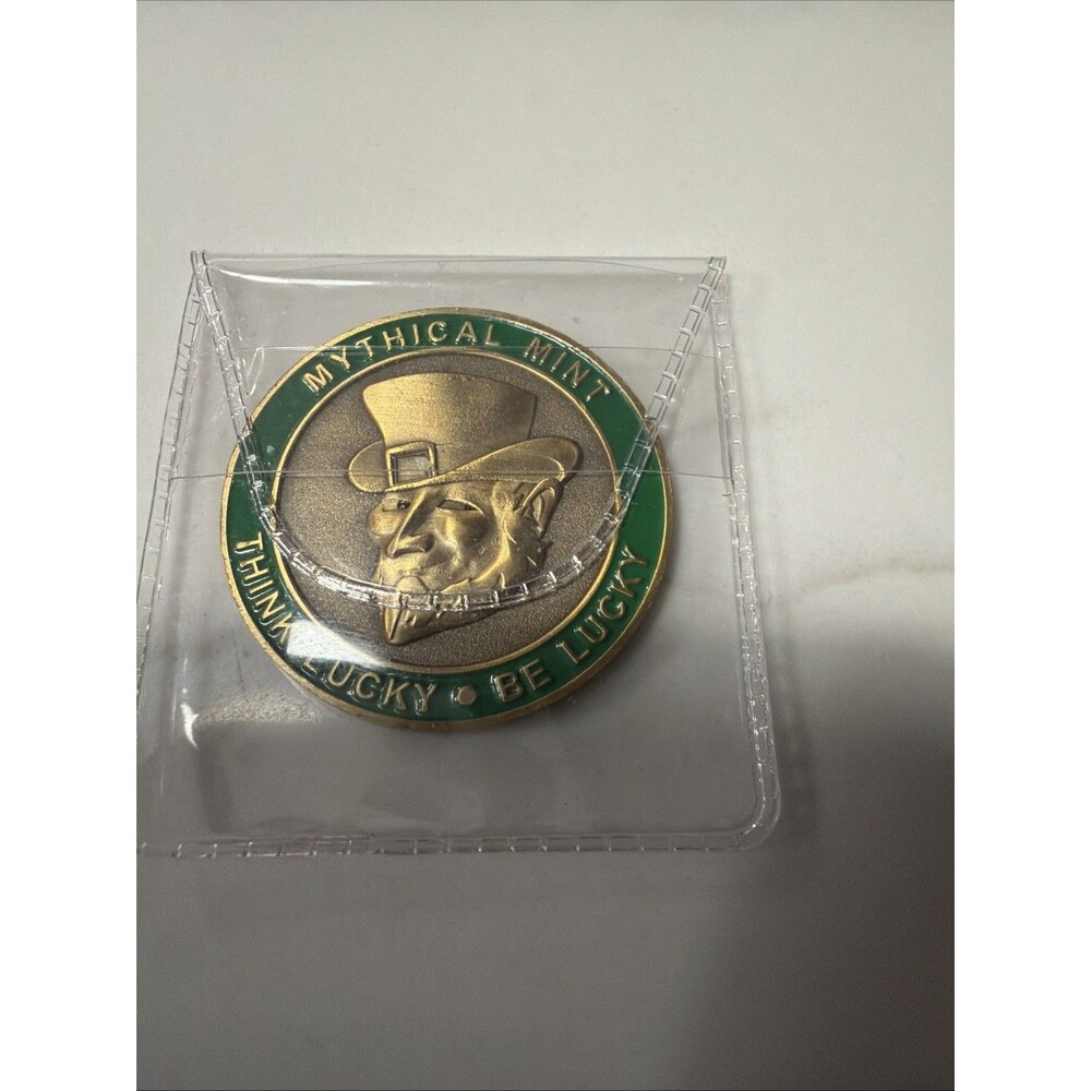 Mythical Mint Leprechaun Coin – Fun, Playful Lucky Irish Challenge Coin